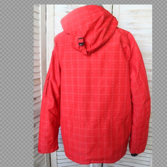 LIQUID Freerider Men's Red Plaid Ski & Snowboard Winter Jacket (96) - Picture 3 of 16